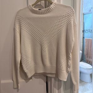 H&M white sweater